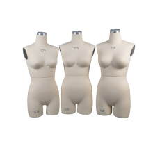 Female half body tailor mannequin adjustable big bust torso dummy for sewing